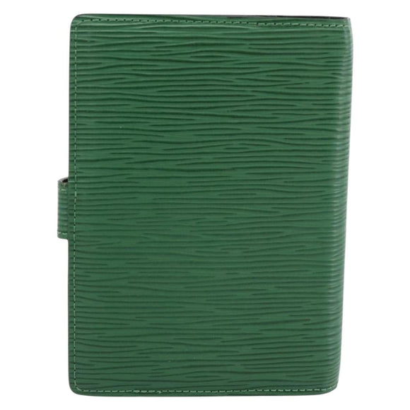 LOUIS VUITTON Epi Agenda PM Day Planner Cover Green R20054 LV Auth bs36203