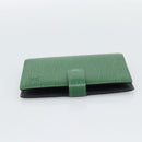 LOUIS VUITTON Epi Agenda PM Day Planner Cover Green R20054 LV Auth bs36203-3