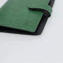LOUIS VUITTON Epi Agenda PM Day Planner Cover Green R20054 LV Auth bs36203-7