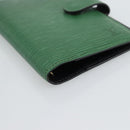 LOUIS VUITTON Epi Agenda PM Day Planner Cover Green R20054 LV Auth bs36203-14