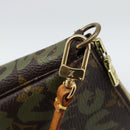 LOUIS VUITTON Monogram Graffiti Pochette Accessoires Khaki M92191 Auth bs36205A-15