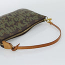 LOUIS VUITTON Monogram Graffiti Pochette Accessoires Khaki M92191 Auth bs36205A-7