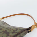 LOUIS VUITTON Monogram Graffiti Pochette Accessoires Khaki M92191 Auth bs36205A-8