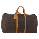 LOUIS VUITTON Monogram Keepall 55 Boston Bag M41424 LV Auth bs36206-1