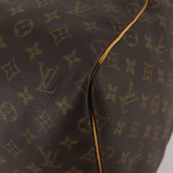 LOUIS VUITTON Monogram Keepall 55 Boston Bag M41424 LV Auth bs36206