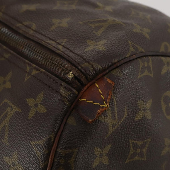 LOUIS VUITTON Monogram Keepall 55 Boston Bag M41424 LV Auth bs36206