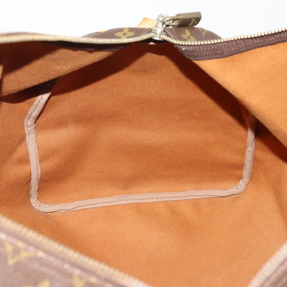 LOUIS VUITTON Monogram Keepall 55 Boston Bag M41424 LV Auth bs36206