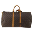 LOUIS VUITTON Monogram Keepall 55 Boston Bag M41424 LV Auth bs36206-2