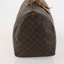 LOUIS VUITTON Monogram Keepall 55 Boston Bag M41424 LV Auth bs36206-4