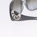 FENDI Sunglasses Plastic Gray Auth bs36208-9