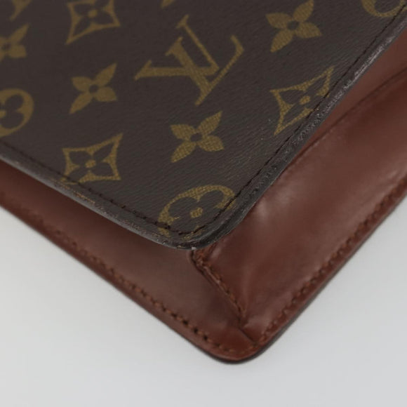 LOUIS VUITTON Monogram Pochette Homme Clutch Bag M51795 LV Auth bs36209