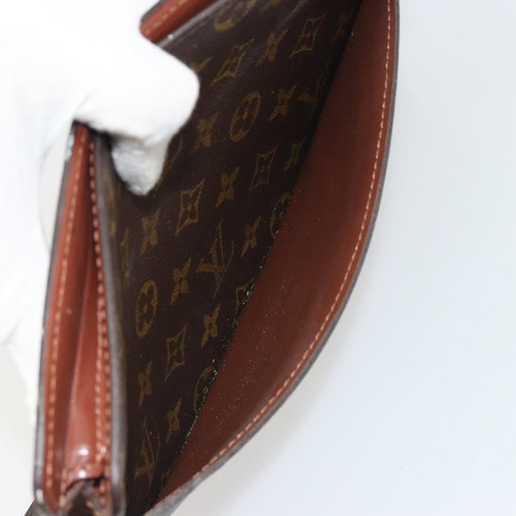 LOUIS VUITTON Monogram Pochette Homme Clutch Bag M51795 LV Auth bs36209