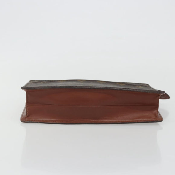 LOUIS VUITTON Monogram Pochette Homme Clutch Bag M51795 LV Auth bs36209