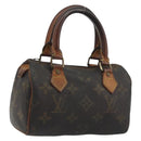 LOUIS VUITTON Monogram Mini Speedy Hand Bag M41534 LV Auth bs36210-1