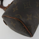 LOUIS VUITTON Monogram Mini Speedy Hand Bag M41534 LV Auth bs36210-15