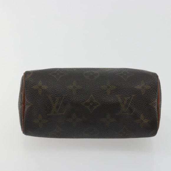 LOUIS VUITTON Monogram Mini Speedy Hand Bag M41534 LV Auth bs36210