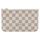 LOUIS VUITTON Damier Azur Neverfull PM Pouch Accessory Pouch LV Auth bs36211-2