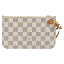 LOUIS VUITTON Damier Azur Neverfull PM Pouch Accessory Pouch LV Auth bs36211-3