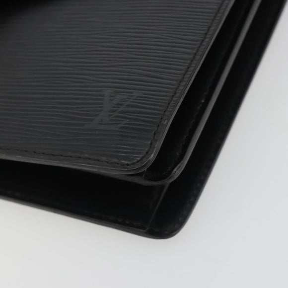 LOUIS VUITTON Epi Concorde Hand Bag Black M52132 LV Auth bs36212