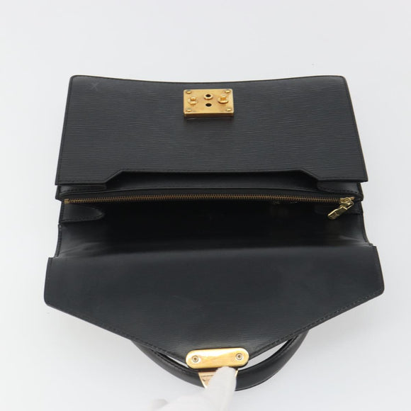 LOUIS VUITTON Epi Concorde Hand Bag Black M52132 LV Auth bs36212