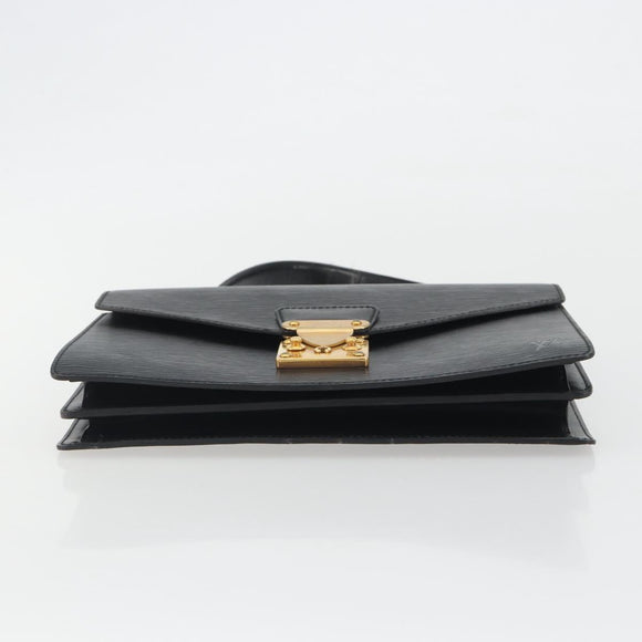 LOUIS VUITTON Epi Concorde Hand Bag Black M52132 LV Auth bs36212