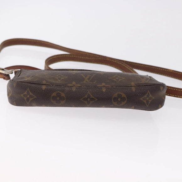 LOUIS VUITTON Monogram Pochette Accessoires Pouch M51980 LV Auth bs36215