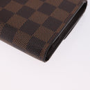 LOUIS VUITTON Damier Ebene Portefeuille International Wallet N61217 Auth bs36216-16