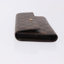 LOUIS VUITTON Damier Ebene Portefeuille International Wallet N61217 Auth bs36216-4