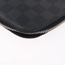 LOUIS VUITTON Damier Graphite Organizer Atoll Travel Case N48255 LV Auth bs36217-11