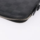 LOUIS VUITTON Damier Graphite Organizer Atoll Travel Case N48255 LV Auth bs36217-13