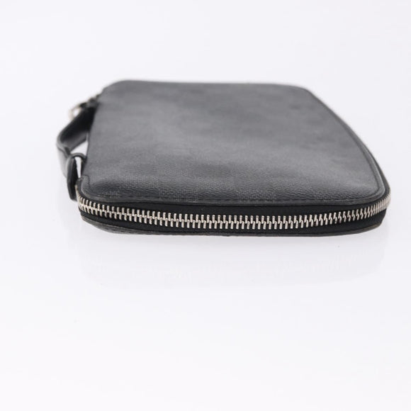 LOUIS VUITTON Damier Graphite Organizer Atoll Travel Case N48255 LV Auth bs36217