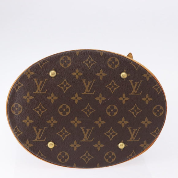 LOUIS VUITTON Monogram Bucket GM Shoulder Bag M42236 LV Auth bs36218