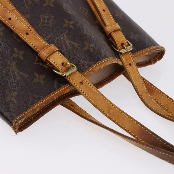 LOUIS VUITTON Monogram Bucket GM Shoulder Bag M42236 LV Auth bs36218