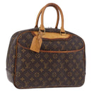 LOUIS VUITTON Monogram Deauville Hand Bag M47270 LV Auth bs36219-1