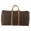 LOUIS VUITTON Monogram Keepall Bandouliere 60 Boston Bag M41412 LV Auth bs36220-3