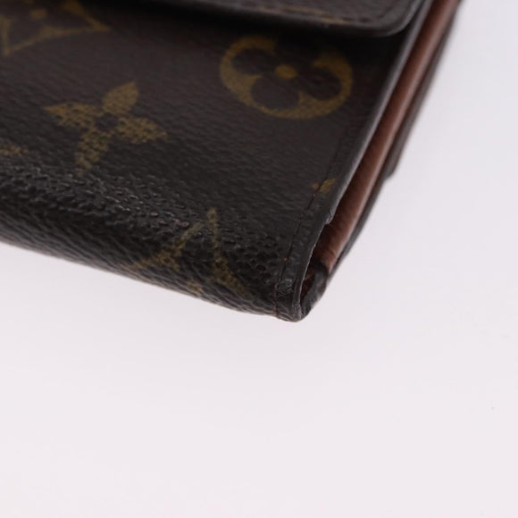 LOUIS VUITTON Monogram Porte Monnaie Bier Cartes Crdit M61652 LV Auth bs36221