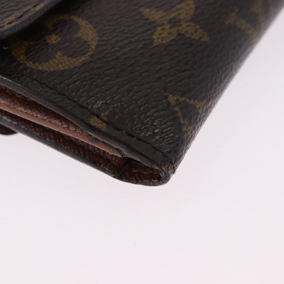 LOUIS VUITTON Monogram Porte Monnaie Bier Cartes Crdit M61652 LV Auth bs36221