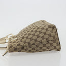 GUCCI GG Canvas Tote Bag Beige Gold 139552 Auth bs36222-4
