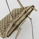 GUCCI GG Canvas Tote Bag Beige Gold 139552 Auth bs36222-6