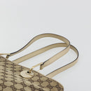 GUCCI GG Canvas Tote Bag Beige Gold 139552 Auth bs36222-8