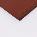 LOUIS VUITTON Epi Day Planner Cover Brown LV Auth bs36226A-10