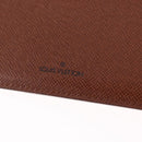 LOUIS VUITTON Epi Day Planner Cover Brown LV Auth bs36226A-15