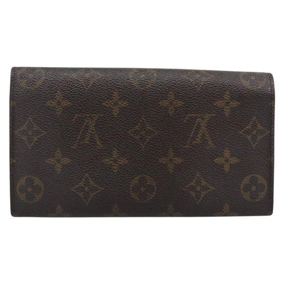 LOUIS VUITTON Monogram Portefeuille Sarah Long Wallet M61734 LV Auth bs36228