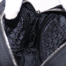 GUCCI Shoulder Bag Canvas Black Silver 101680 Auth bs36230-19