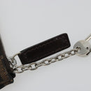 FENDI Zucca Canvas Coin Purse Brown Black Auth bs36231V-9