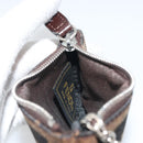FENDI Zucca Canvas Coin Purse Brown Black Auth bs36231V-17