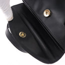 GIVENCHY Hand Bag Leather Black Gold Auth bs36233A-10