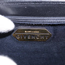 GIVENCHY Hand Bag Leather Black Gold Auth bs36233A-11