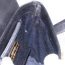 GIVENCHY Hand Bag Leather Black Gold Auth bs36233A-18