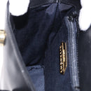 GIVENCHY Hand Bag Leather Black Gold Auth bs36233A-19